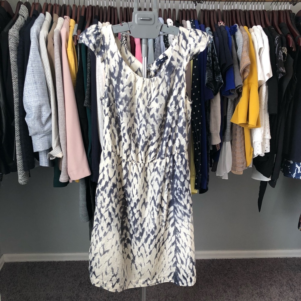Gap Silk Patterned Dress